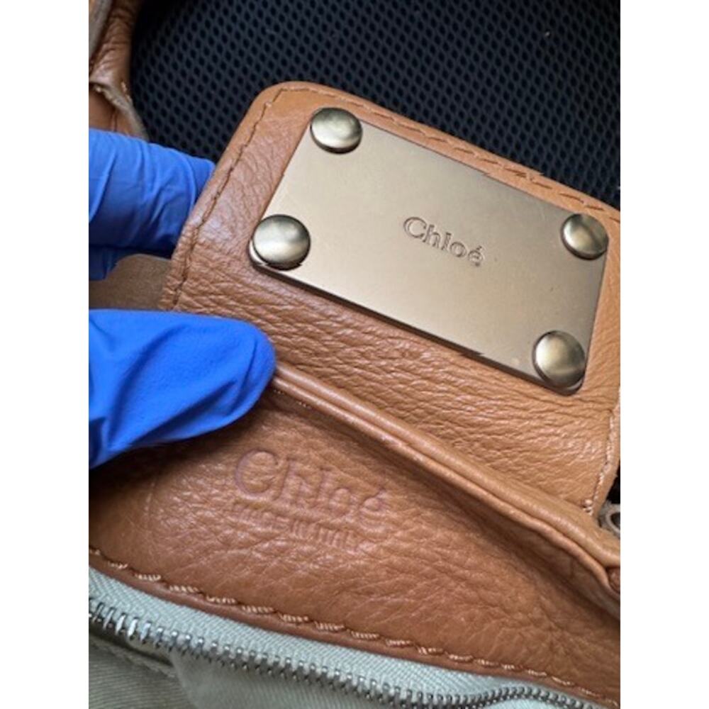 Chloé Paddington Leather Satchel Bag Tan/Brown - Picture 13 of 16